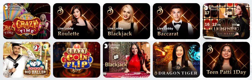 Giochi di casinò dal vivo BET2020 CASINO